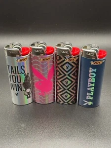 Limited Edition BIC Special Edition Playboy Pocket Lighters 4 pack - Picture 1 of 10