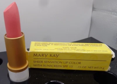 LOT OF 2 VINTAGE NIB  Mary Kay " EVERYTHING'S ROSIE " Sheer Sensation Lipstick - Image 1 of 4