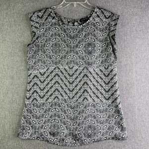 The Limited Damen S. Ärmellos Abstrakt Ärmellos Tunika Top Polyester WS11 - Bild 1 von 9