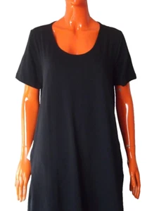 IWIE Abito A-Line Lungo sz.XL OVER Cotone Blu TAGLIE COMODE hoMaxMara Luisa Spa - Foto 1 di 9