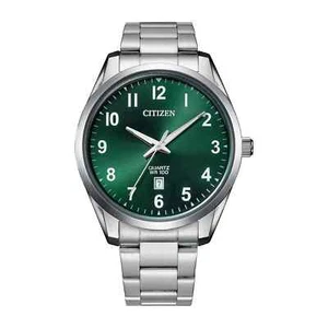 Citizen Men's Quartz Green Dial Stainless Steel Watch - BI1031-51X NEW - Picture 1 of 4