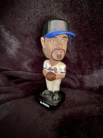 Mike Piazza Mini Bobble Head Post Cereal Fotoball 2002 New York Mets Cover
