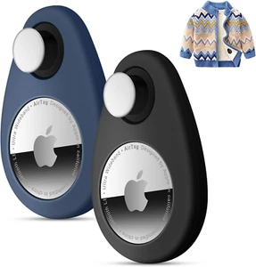 2 Pack Airtag Holder for Kids Hidden,Gps Tracker Case, Anti-Removal Airtag - Foto 1 di 12
