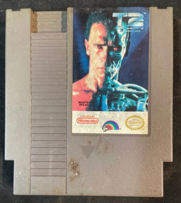 T2 TERMINATOR 2 GAME CARTRIDGE FOR THE NINTENDO GAME  SYSTEM - Image 1 of 2