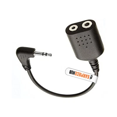 ADAPTOR TO CONNECT ICOM 2 PIN EARPIECE TO 1 PIN MOTOROLA TALKABOUT RADIO - Image 1 of 2