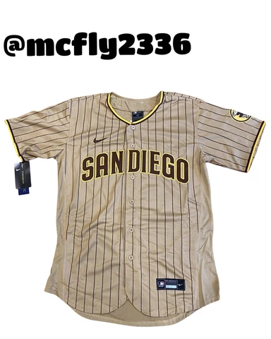 2023 MANNY MACHADO SAN DIEGO PADRES STITCHED JERSEY Brown Size Extra Large Cover