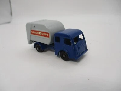 MATCHBOX NO. 15C-3 REFUSE TRUCK BPW RESTORED-MODIFIED CODE 3 FILLED PEEP HOLE - Image 1 of 4