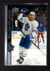 WILLIAM NYLANDER 2020-21 UPPER DECK FRENCH PARALLEL TORONTO MAPLE LEAFS