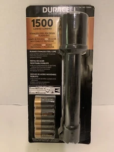 Duracell Durabeam Ultra LED Flashlight 1500 Lumens Rugged Stainless Steel - Picture 1 of 3