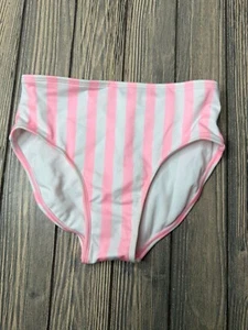 Cat & Jack Pink & White Striped Bikini Bottom Size L 10 12 - Picture 1 of 3