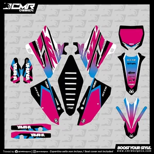 Kit Grafiche Adesivi In Crystal per Yamaha YZ 125 250 2015 2016 2017 2018 2019 - Imagen 1 de 1