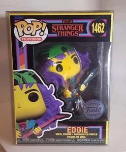 Funko Pop! TV Stranger Things Blacklight Eddie Special Edition #1462 - Picture 1 of 6