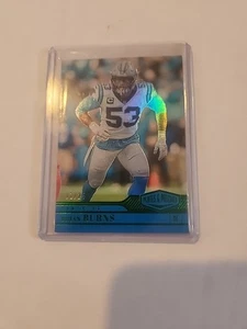 2023 PANINI PLATES & PATCHES FOOTBALL BRIAN BURNS GREEN 01/25 #23 Panthers - Picture 1 of 3