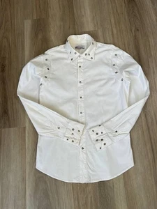 Camisa vintage Prada blanca abotonada manga larga talla M/L - Imagen 1 de 11