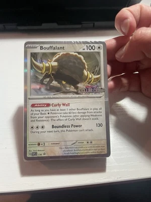Pokemon TCG - Stellar Crown Bouffalant SVP 136 Promo SEALED Build & Battle Deck - Image 1 of 2