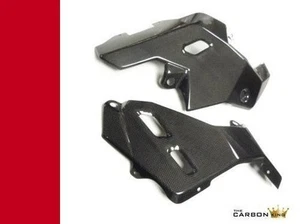 DUCATI MULTISTRADA 1200/1200S CARBON BELLY PANS SIDES PLAIN WEAVE 2015-17 FIBRE - Picture 1 of 3