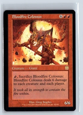 (2x) BLOODFIRE COLOSSUS - Apocalypse – MTG Magic the Gathering Card - Rare - Image 1 of 4