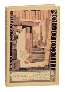 Kolophon Neue Serie Herbst 1935 - Bild 1 von 2