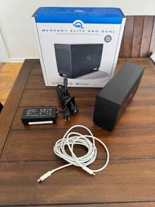 OWC 12TB Mercury Elite Pro Dual Thunderbolt 2/USB3.1 Raid Drive - Picture 1 of 10