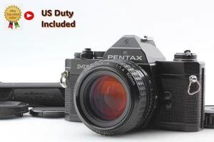 [Fast neuwertig++ mit Riemen] Pentax MX schwarze Filmkamera + SMC A 50mm f/1.4 aus Japan - Bild 1 von 14