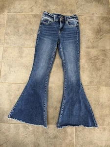Flying Monkey High Rise Extreme Flair Jeans Women’s Size 27 Nice Condition! 💕 - Picture 1 of 11