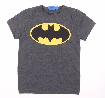 Batman Men's Grey XS Superhero Pyjama Top - Изображение 1 из 4