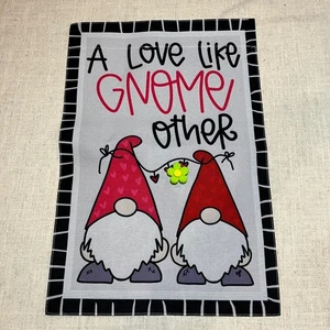 Gnome Valentine Garden Flag Love Like Gnome Other Decorative - Picture 1 of 4