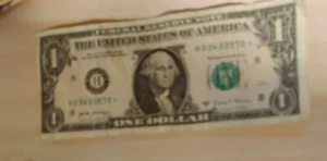 Rare 2017 One Dollar Star Noted Bill - Picture 1 of 2