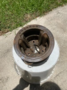 1964-1966 FORD MUSTANG 260CI / 289CI 3 GROOVE CAST IRON CRANKSHAFT PULLEY - Picture 1 of 20