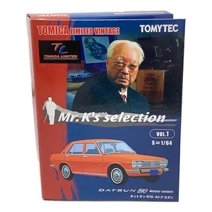 TOMY Tomica Limited Vintage Datsun 510 4door sedan 1/64 Mr.k`s selection - Picture 1 of 4