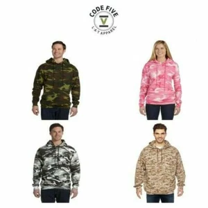 Sudadera con capucha polar camuflaje para adultos Code V para hombre mujer S-3XL 3969 - Imagen 1 de 21