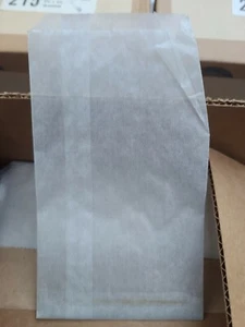 3 1/4 X 6 1/4 Glassine Translucent Wax Bags Box Of 1000 - Imagen 1 de 4
