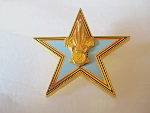 RARE GENIE LEGION ETRANGERE 2° REG BREVET ECLAIREUR SKIEUR (FOND BLEU) L.R - Picture 1 of 2