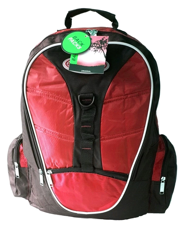 Rucksack Tagesrucksack rot 19 Liter Sportrucksack  5 Fächer 252-red - Bild 1 von 1
