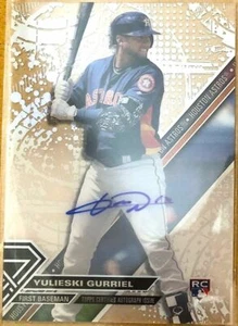 LOT OF 3: 2017 Topps High Tek Yulieski Gurriel Yuli Rookie Autograph RC AUTO! - Bild 1 von 3
