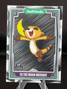To the Moon Meerkat #51 (1st Chrome) 2025 Topps Chrome VeeFriends - Picture 1 of 2