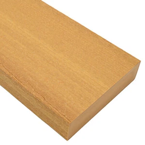 BuyPlastic Tangent Poly Lumber - Natural Teak, 2x6 (1.5" x 5.5"), 72" L - Picture 1 of 8
