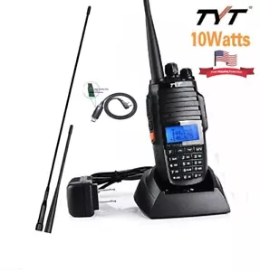 TYT TH-UV8000D Radio bidirezionale 10W alta potenza dual band 144/430Mhz con cavo USB - Foto 1 di 22