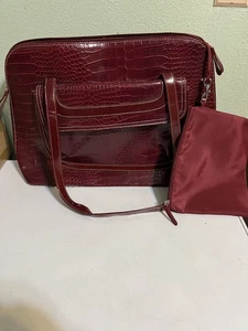 Bolsa de viaje/portátil rojo oscuro - Imagen 1 de 2