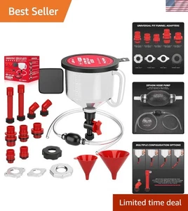 18-teiliges Motoröltrichterset, 1,59QT / 1,5L Kfz Kühlmitteltrichter Set, 1 - Bild 1 von 11