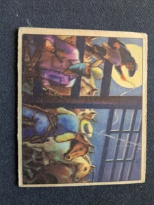 Tarjeta Bowman Wild West 1949 # F-3 Horse Thieves (en muy buen estado) - Imagen 1 de 3