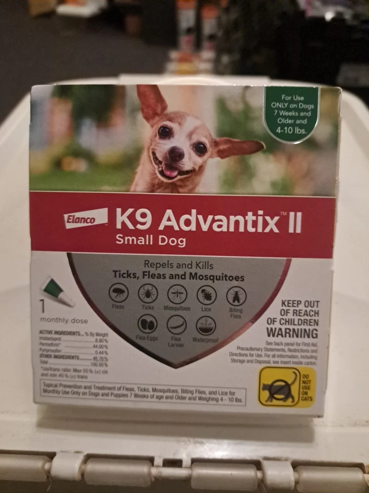 K9 Advantix II Flea + Tick for Small Dogs 4 To 10 lbs -  - Image 1 of 1