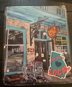 Athens Georgia Print Athens Door Series The Daily Co-op Groceries Sara Moon 8x10 - Imagen 1 de 2