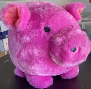 FAB NY Purple Piggy Bank Plush 14" Jumbo Soft oversized Money Holder - Picture 1 of 5