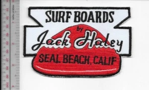 Surfing California Jack Haley Surfboards Seal Beach CA Shop  Patch NO TARIFF - Picture 1 of 1