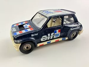 Vintage Corgi Renault 5 Turbo ELF #18 Rally Car Die Cast 3.75" Long Scale 1:8 - Picture 1 of 12