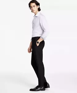Calvin Klein Men's Slim Fit Performance Dress Pants Wine Red 32X30 - Picture 1 of 1