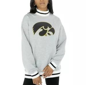 Iowa Hawkeyes Women's Gameday Couture Gray In It To Win It Sporty Pullover - Picture 1 of 3