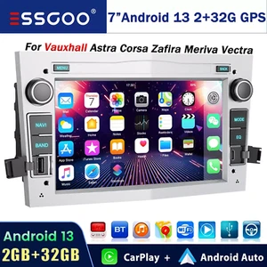 For Vauxhall Astra Corsa Apple Carplay Car Radio Stereo GPS NAVI FM Android 13 - Picture 1 of 14