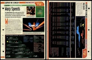 Warp Speeds - Propulsion Systems - Star Trek Fact File Page - Picture 1 of 1